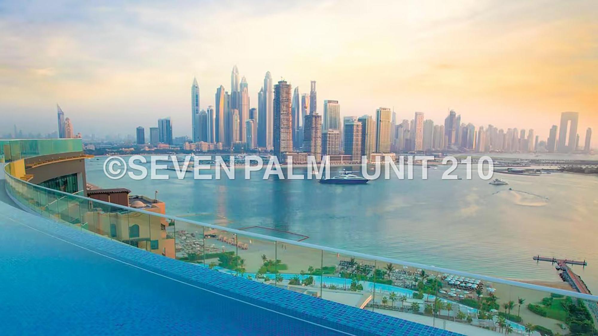 Luxus-Studio Mit Private Beach In Top-Lage, Meerblick & Infinity Pool! Dubai Exterior photo
